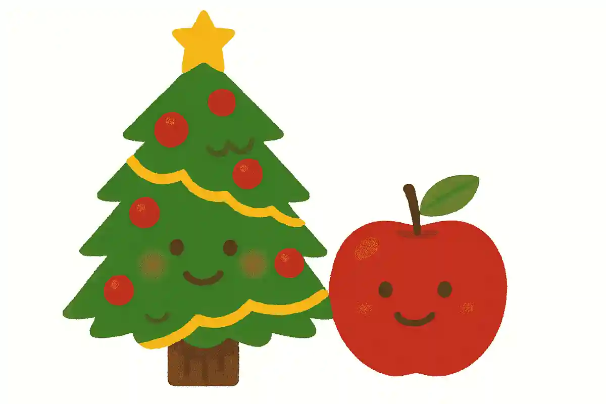 クリスマスツリーに飾られる赤い球は何を表しているでしょう？