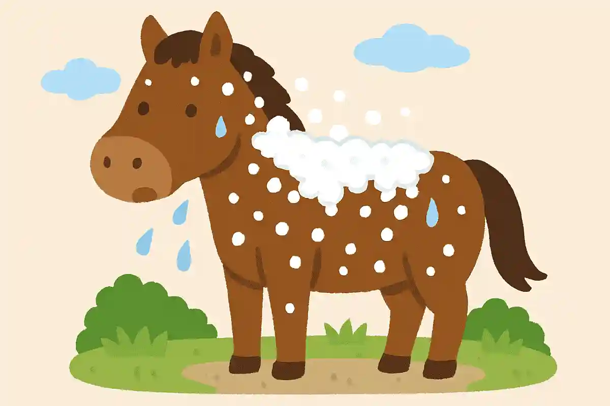 汗は白く泡立つNEW!