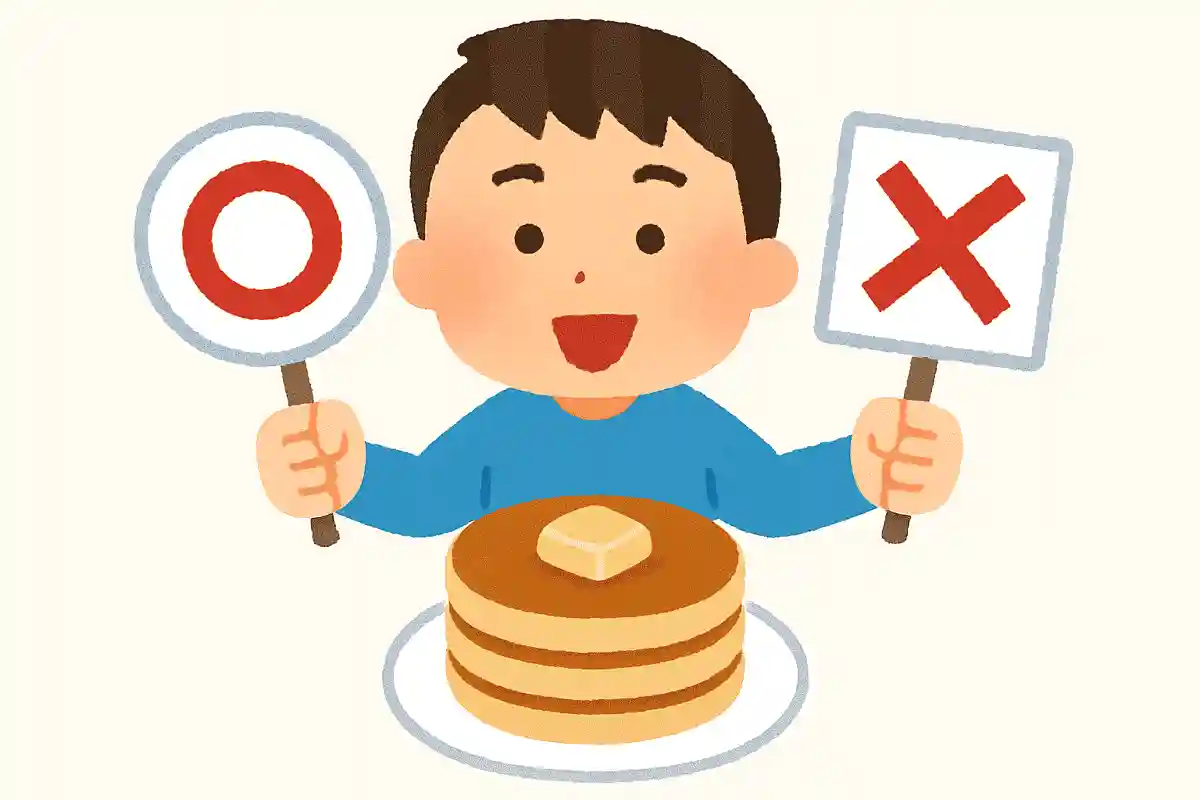 パンケーキの「パン」はパンのことである。〇か×か？NEW!