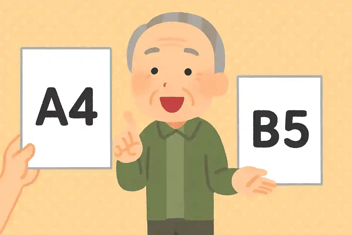 A4サイズとB5サイズではどちらが大きいでしょうか？NEW!
