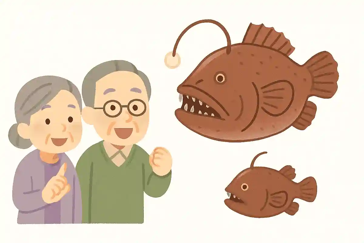 アンコウのオスとメスではどちらが大きいでしょうか？NEW!