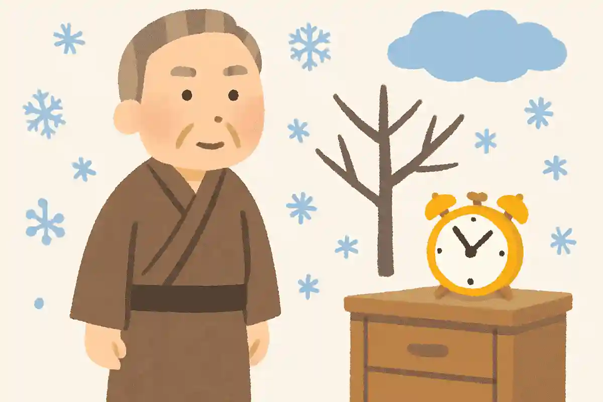 凛々と 目覚時計 寒波来NEW!日野草城