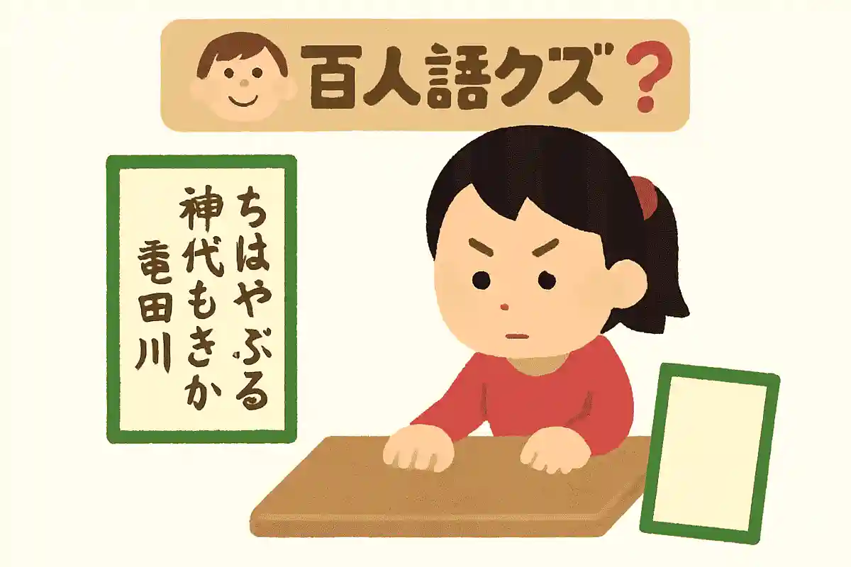 「ちはやぶる 神代もきかず 竜田川」に続く下の句は？NEW!