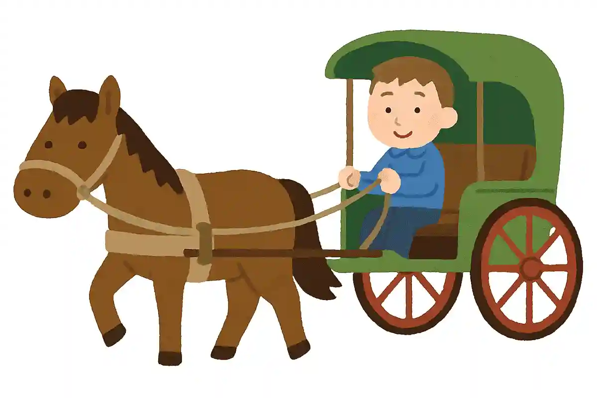 馬車を引く馬を何と言うでしょう？NEW!