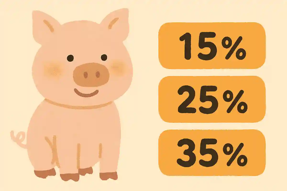 豚の体脂肪率は約何%でしょう？NEW!