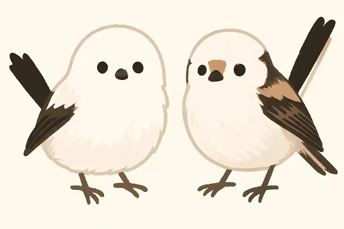 シマエナガの見た目は夏になるとどのように変化するでしょうか？NEW!