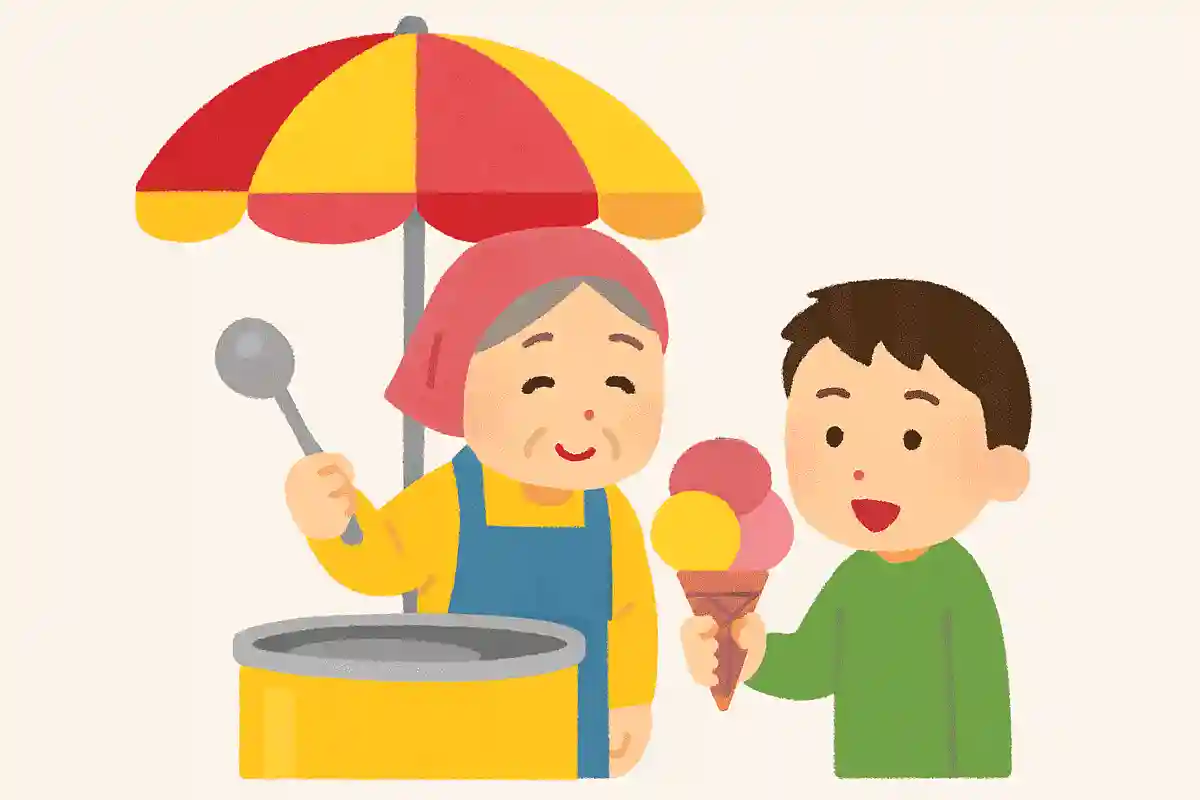 秋田県で生産される「ババヘラアイス」の名前の由来は何でしょう？NEW!