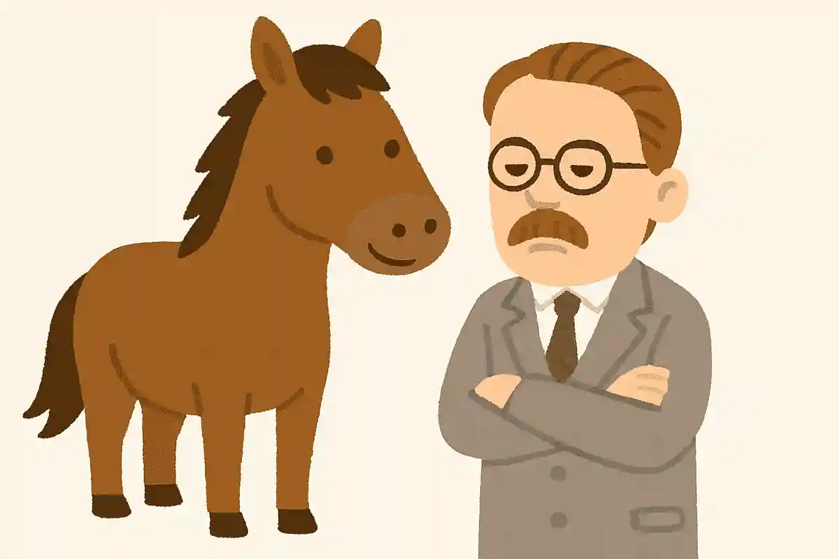 もし人間の価値がその仕事で決まるならば、馬はどんな人間よりも価値があるはずだ。馬はよく働くし、第一、文句を言わない。NEW!マクシム・ゴーリキー