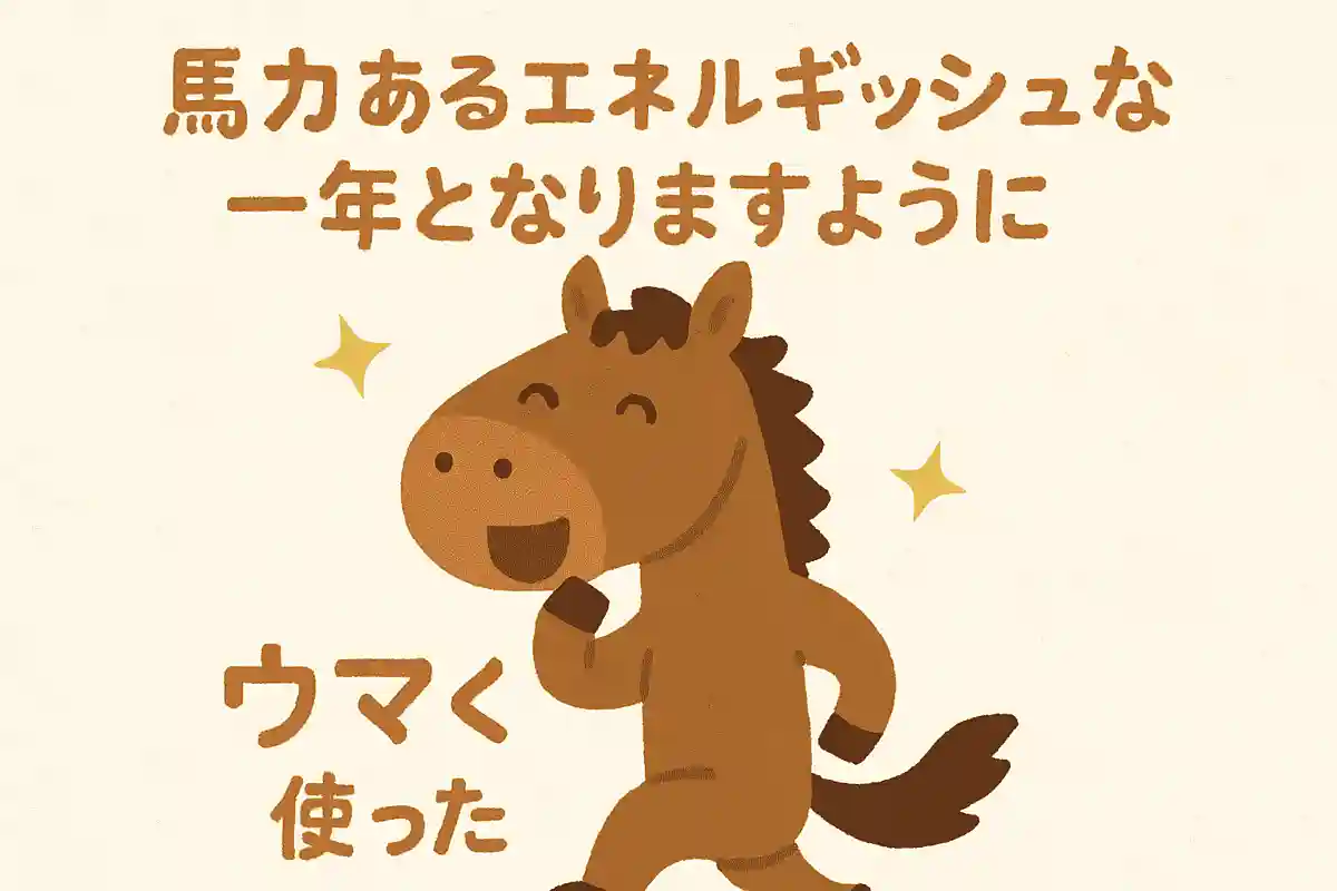 馬力あるエネルギッシュな一年となりますようにNEW!