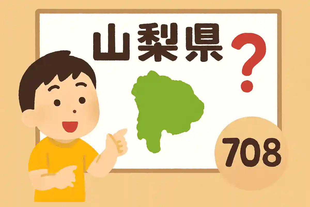 現在の山梨県という名が誕生したのは、西暦何年でしょうか？NEW!