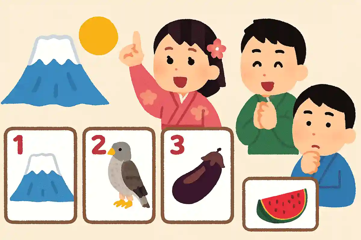 初夢で見ると縁起の良い「一富士二鷹三茄子」には続きがあると言われています。四番目はつぎのうちどれ？