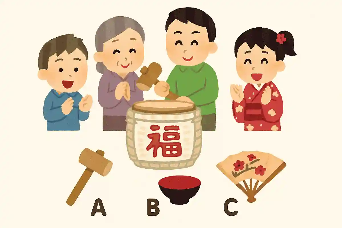 鏡開きで使う道具はどれでしょう？NEW!