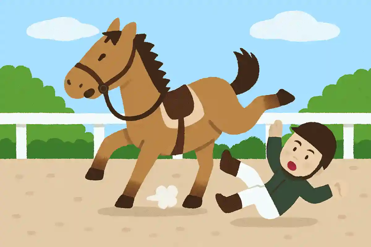 馬が蹴る 蹴られて進歩 する馬術NEW!