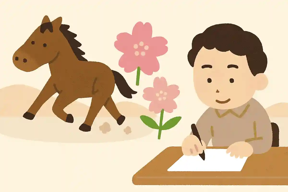 馬は走る、花は咲く、人は書く、自分自身になりたいが為にNEW!夏目漱石