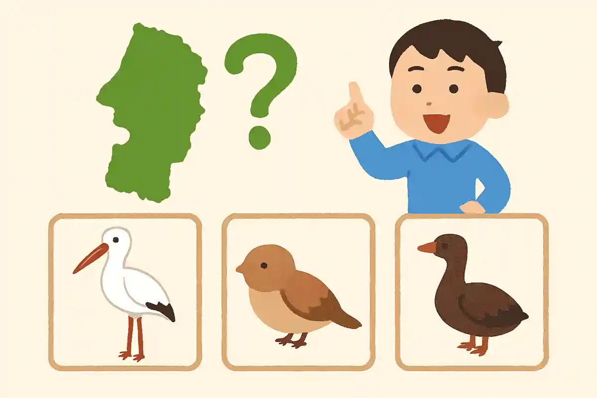 山形県の有名な鳥はどれでしょう？NEW!