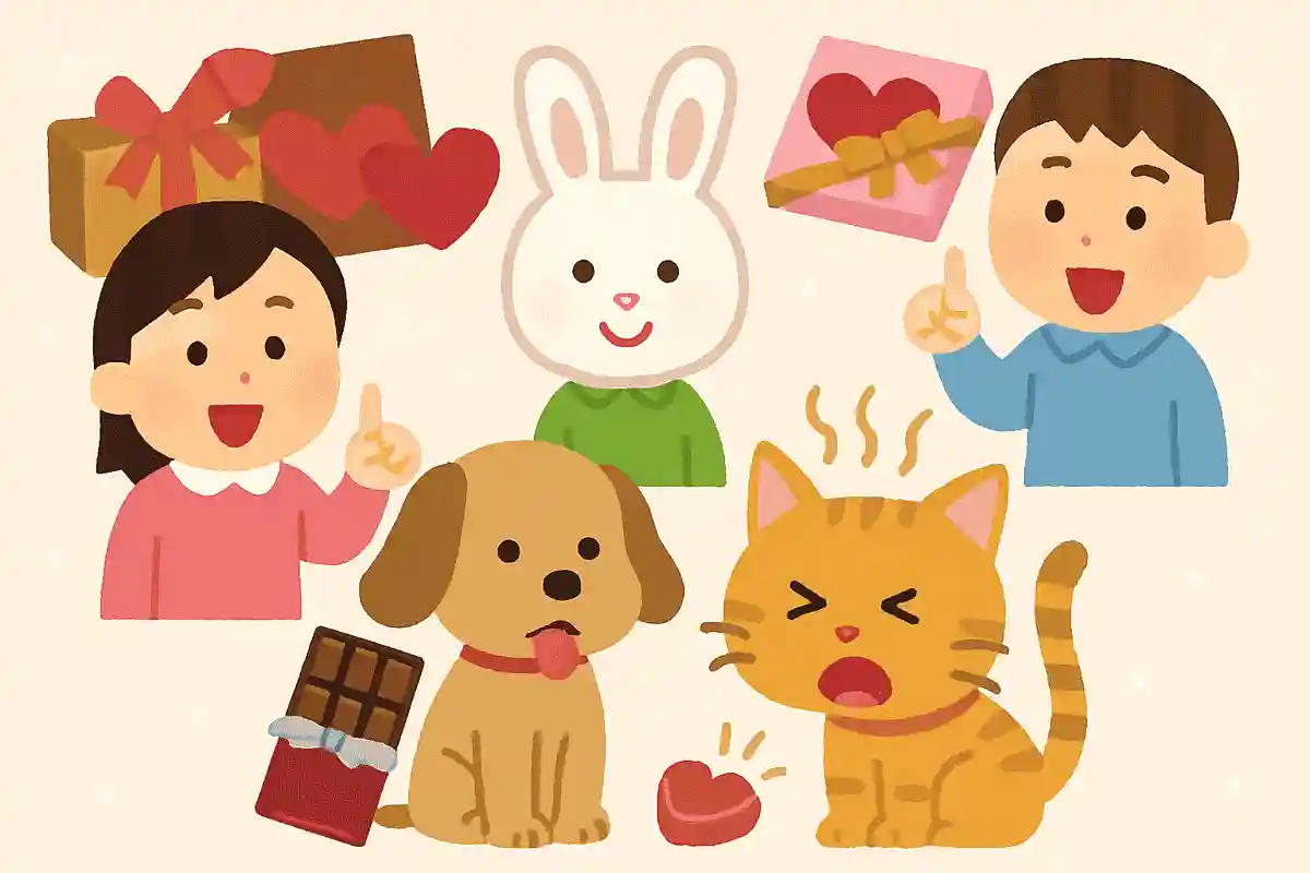 犬や猫などの動物がチョコレートを食べるとどうなってしまうでしょうか？NEW!