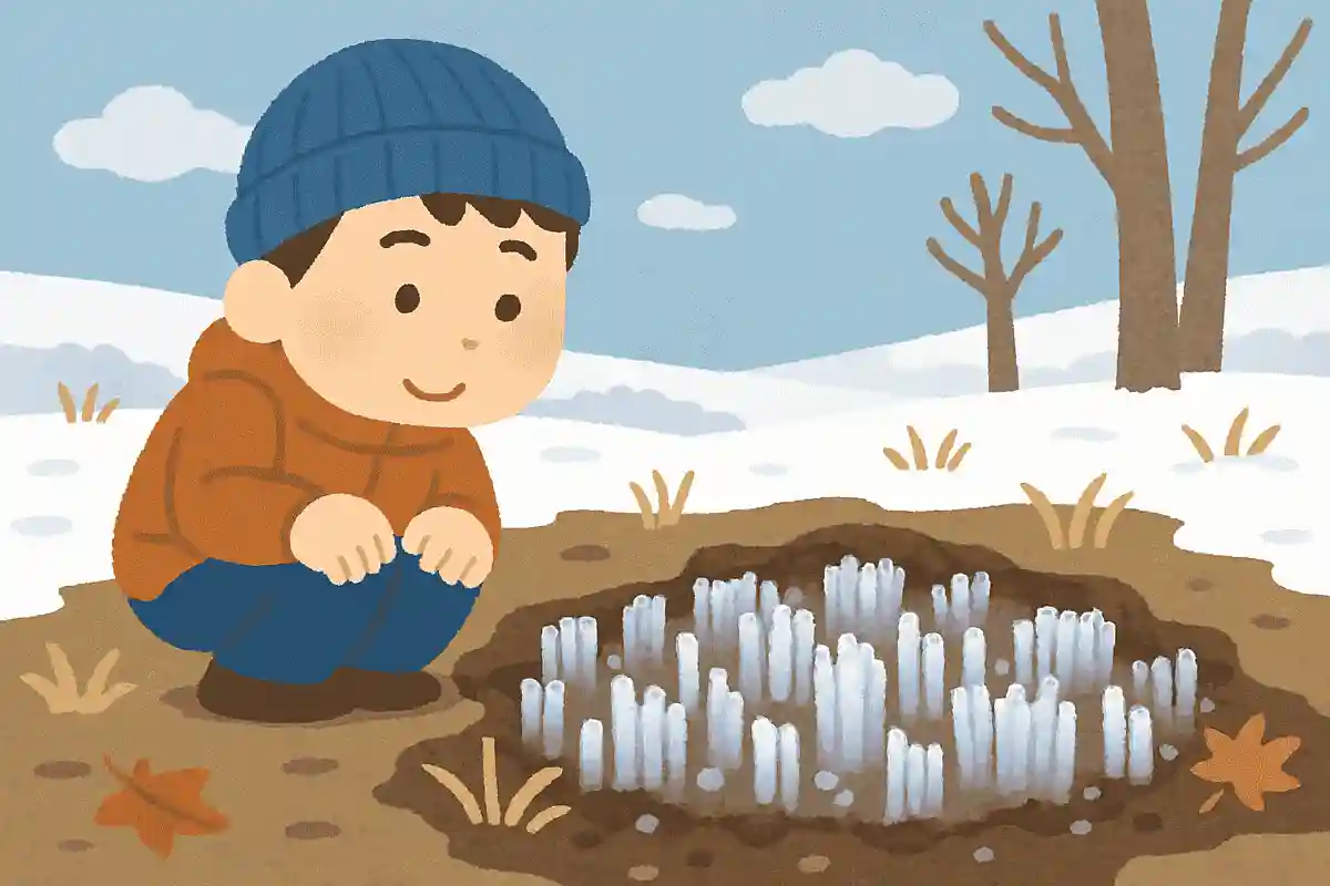 霜柱 昨日の夜が そこにあるNEW!