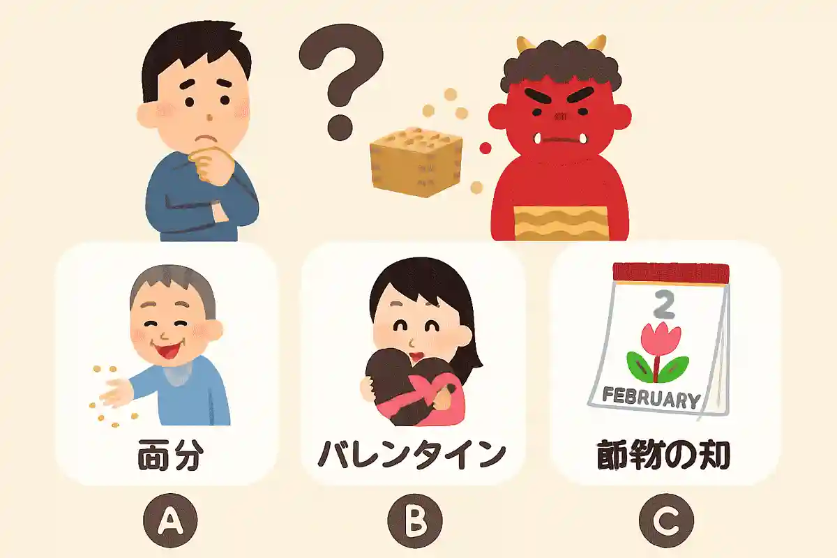 節分の日に豆をまく理由は？