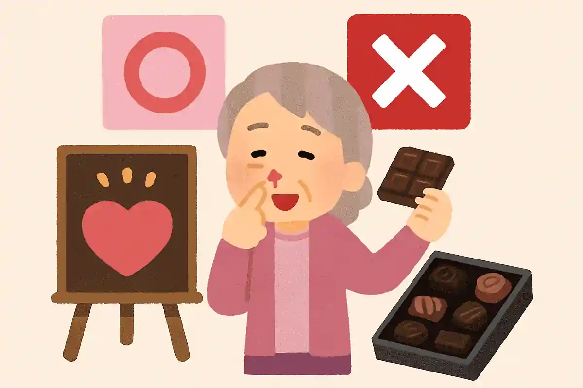 チョコレートを食べすぎると鼻血が出るのは本当でしょうか。○か×か。