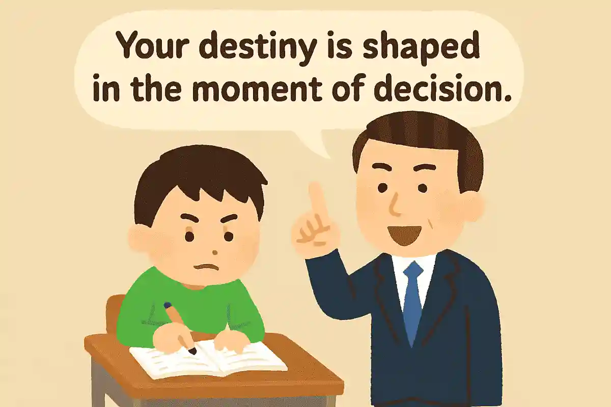 あなたの運命が形作られるのは、あなたが決断する瞬間なのだNEW!アンソニー・ロビンズ