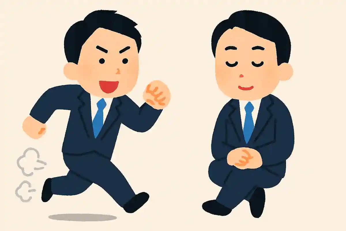 早くするにはスピードが大切です。 でも、ゆっくりすることも大切なんですNEW!小泉進次郎