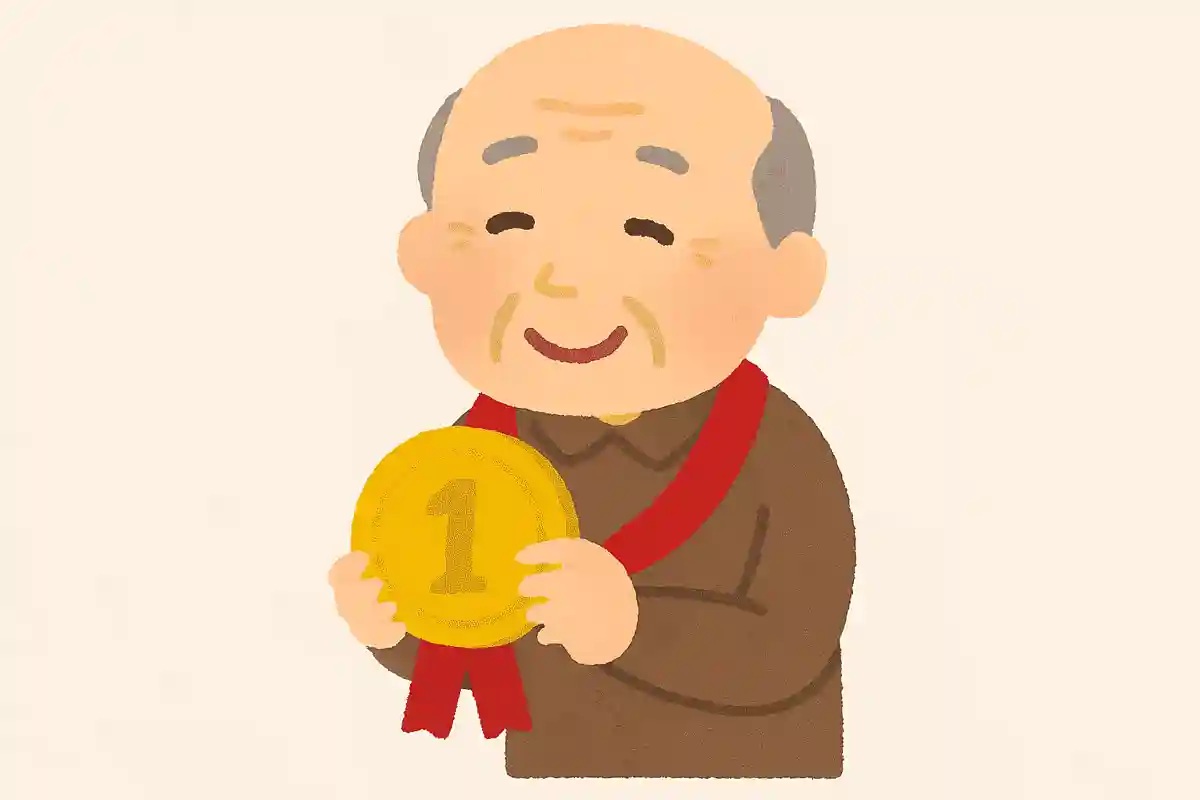 最年長のメダリストはメダル獲得時点で何歳でしょうか?