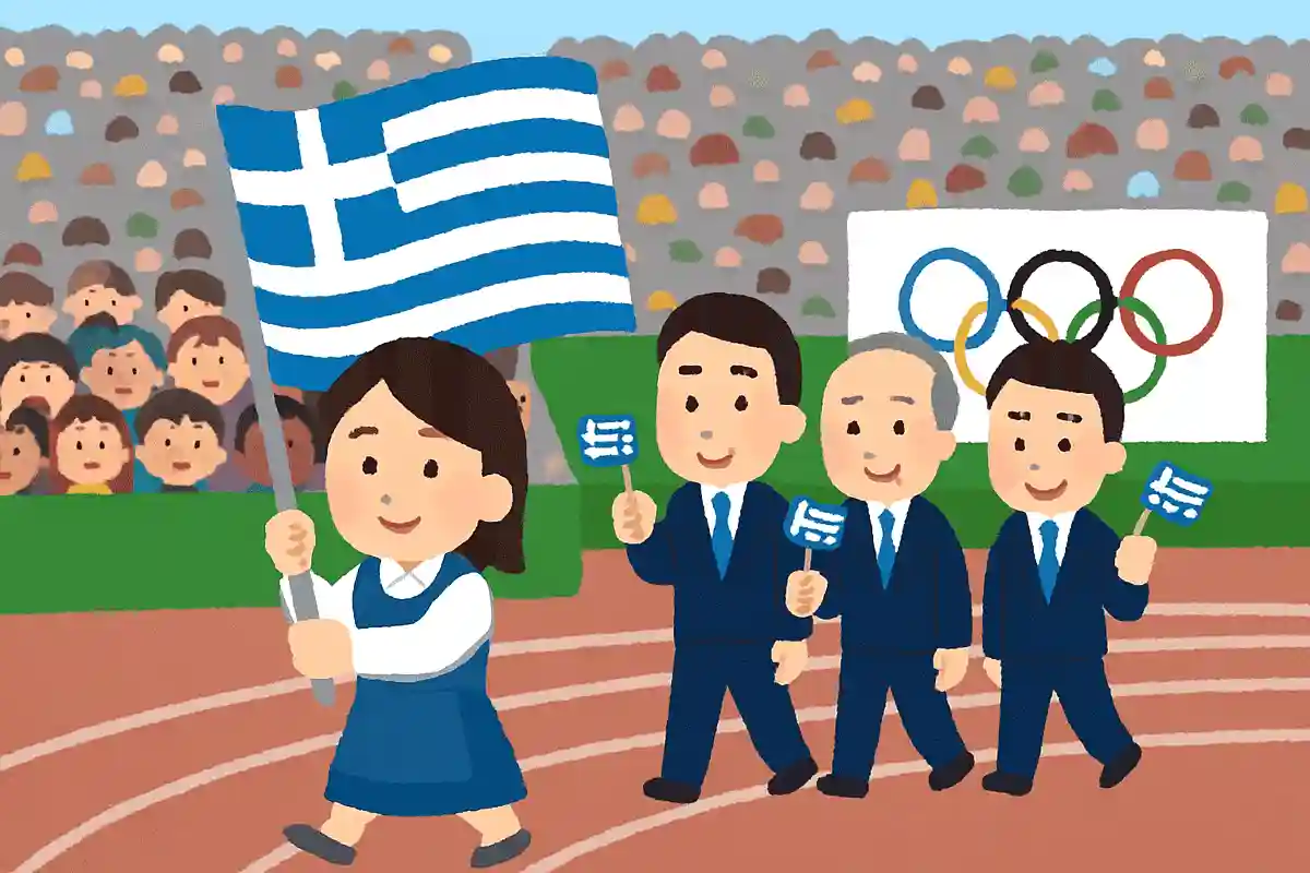 開会式で1番初めに入場する国はギリシャNEW!