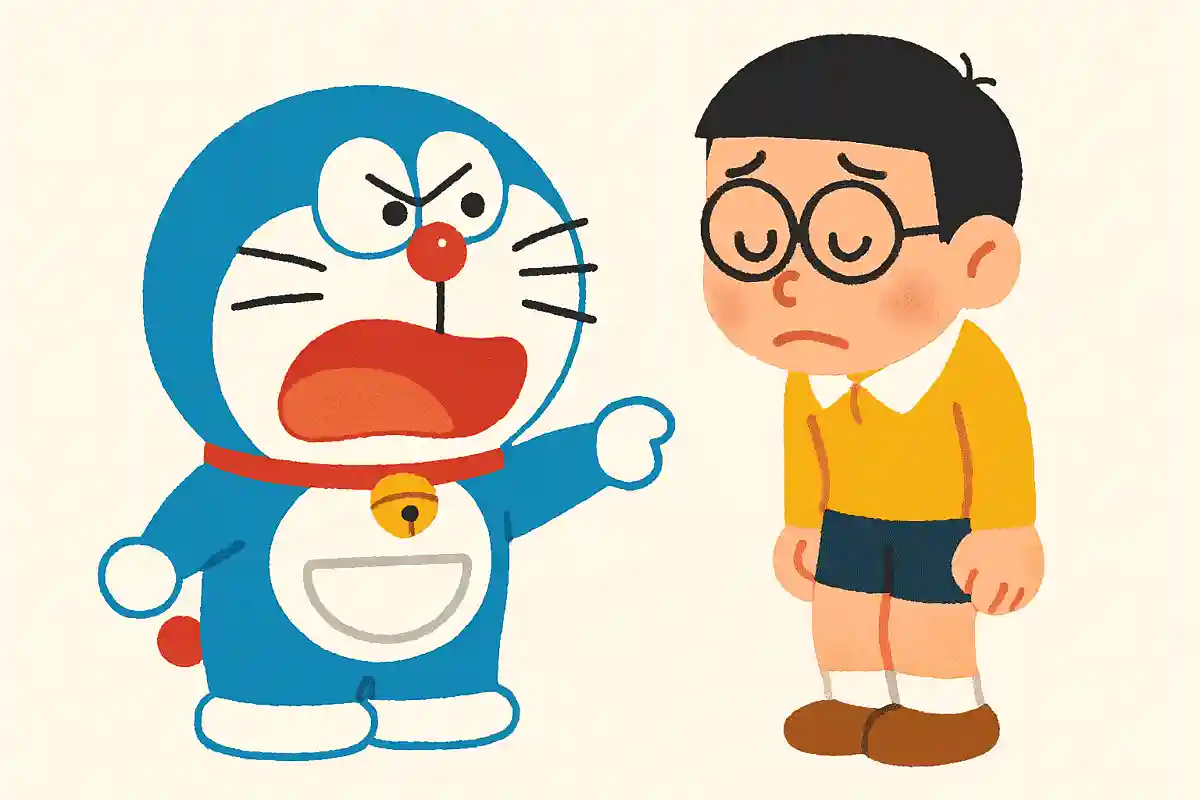 It's your fault because you keep repeating the same thing no matter how many times you're scolded. NEW! Doraemon