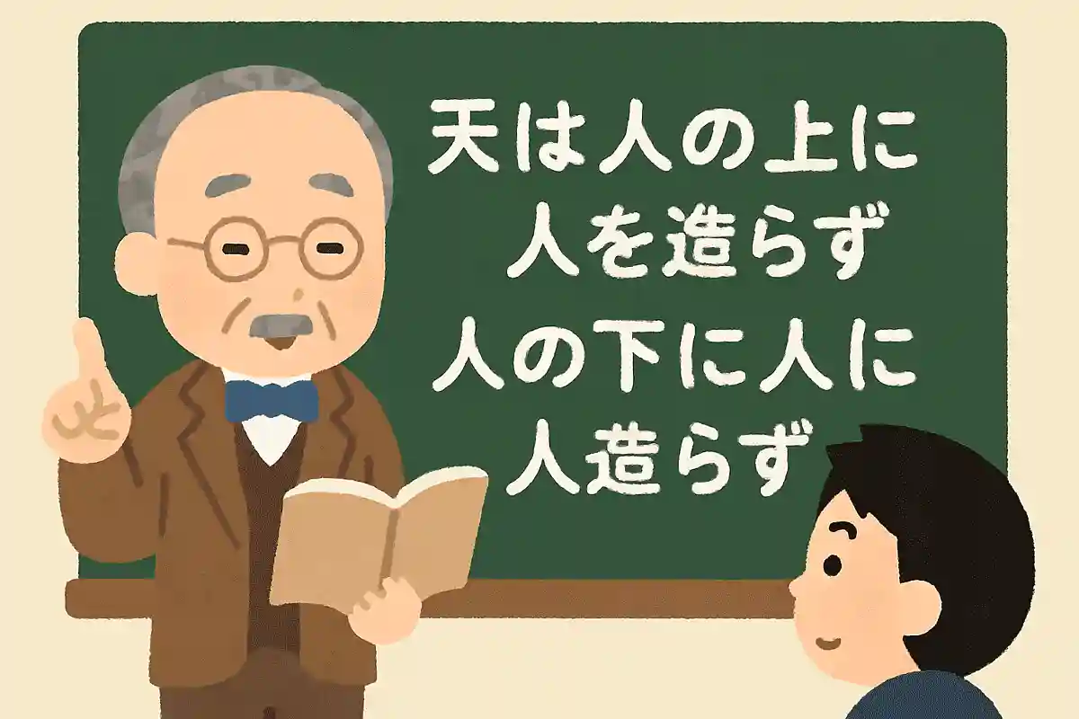 天は人の上に人を造らず人の下に人を造らずNEW!福沢諭吉