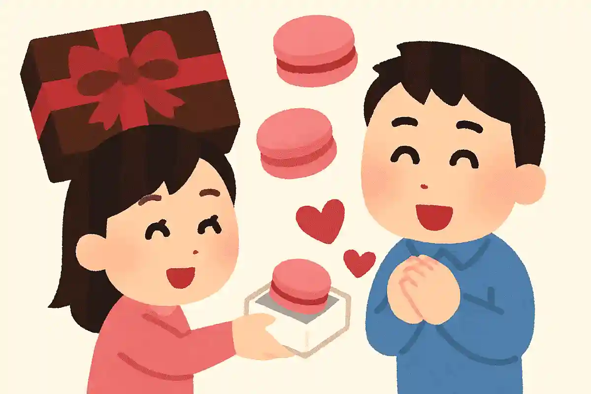 バレンタインでマカロンを渡すと「あなたは特別な人です」という意味になるNEW!