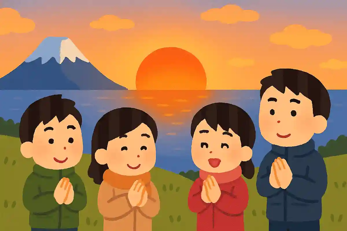 幸せを みんなでねがう 初日の出NEW!