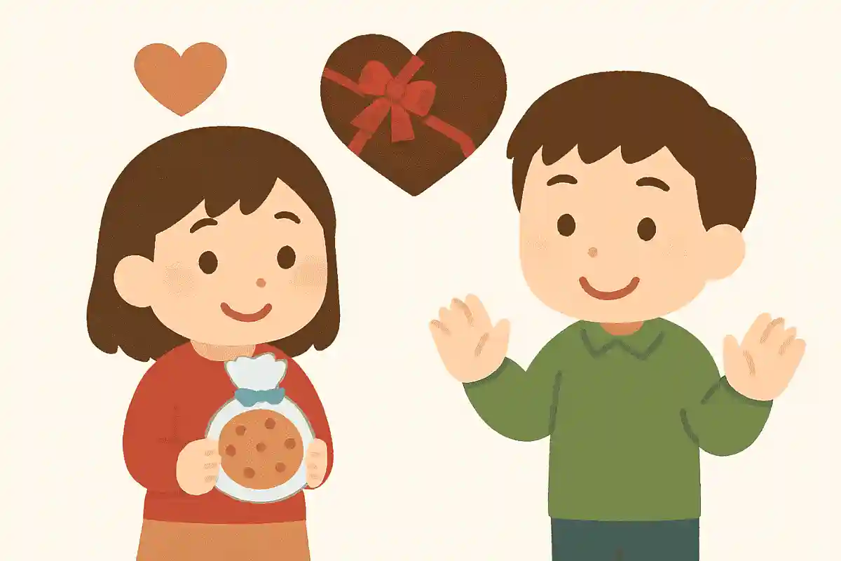 バレンタインでクッキーを渡すと「友達でいましょう」という意味になるNEW!