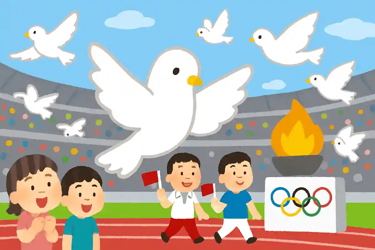 オリンピックの開会式には必ず鳩が登場するNEW!