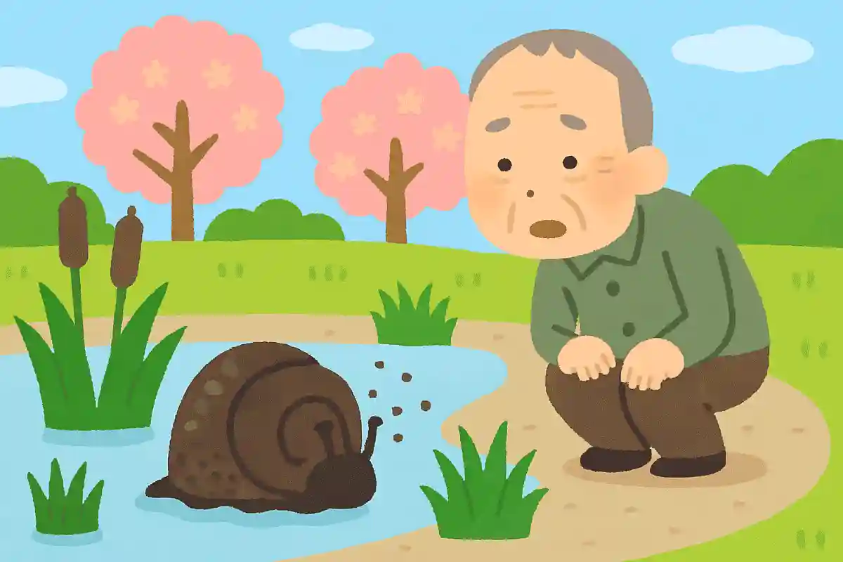 ぶつぶつと 大なるたにしの 不平かなNEW!夏目漱石