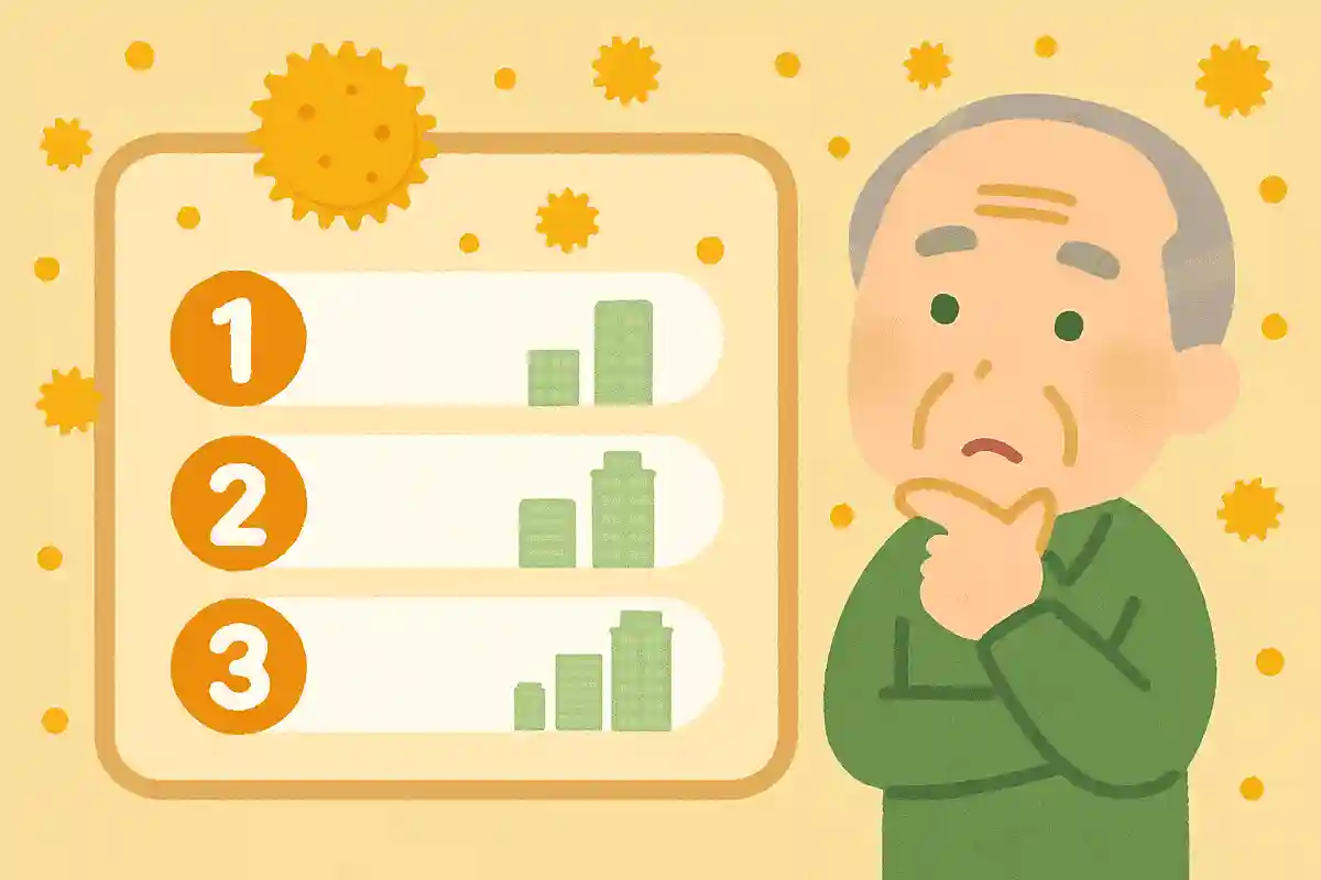 花粉は次のうち、どのくらいの高さまで飛ぶと考えられているでしょうか？NEW!