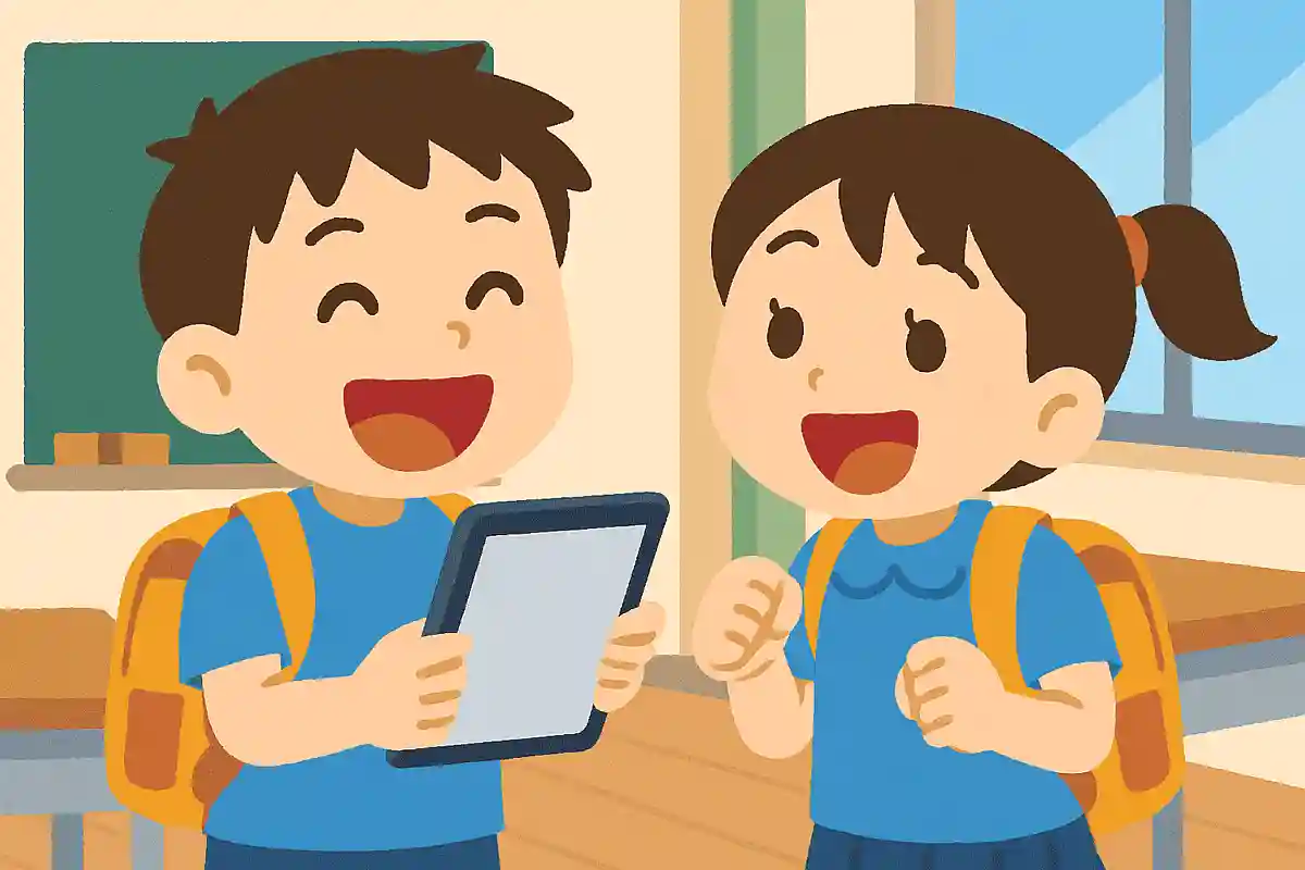 My homework is on a tablet—so lucky!NEW!