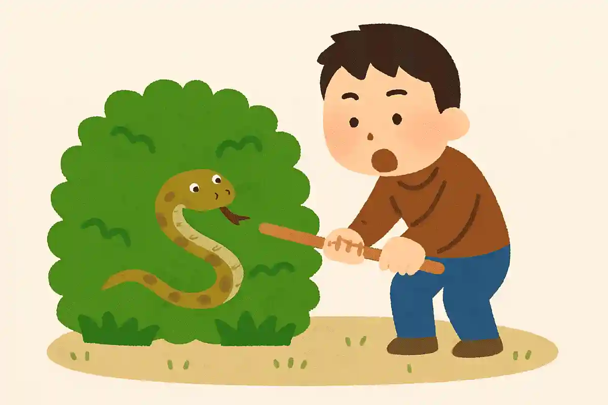 藪をつついて蛇を出すNEW!