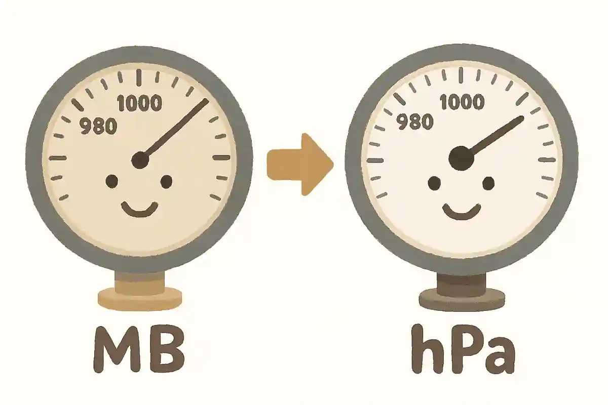 「ミリバール」は、今はなんと呼ばれているものでしょう？NEW!