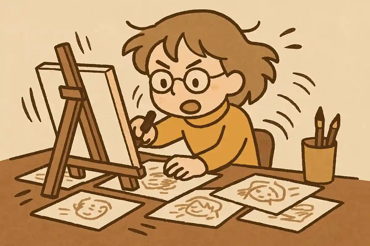 At times like that, the only thing to do is flail. Draw, draw, and keep on drawing. NEW! Ursula