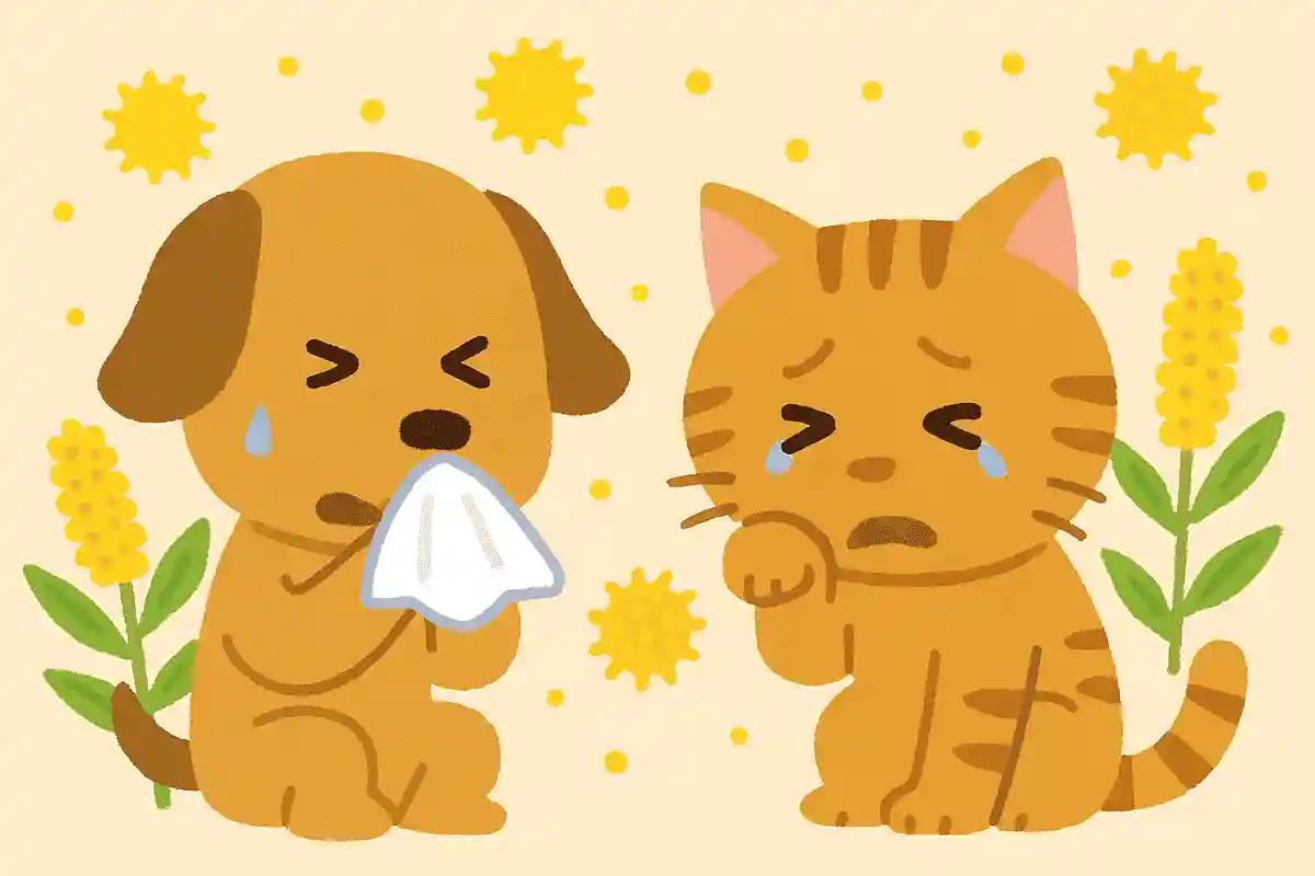 動物も花粉症になるNEW!