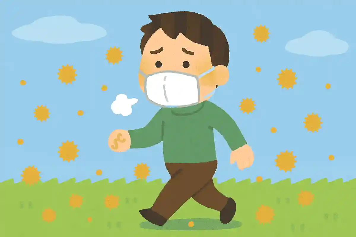 地面から数10cmのところでも花粉は飛んでいるNEW!