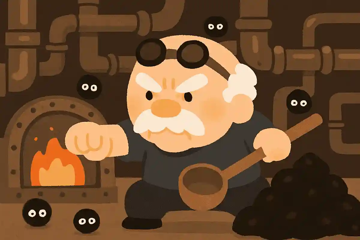 If you’re going to get involved, see it through to the end. NEW! Kamaji “Spirited Away”