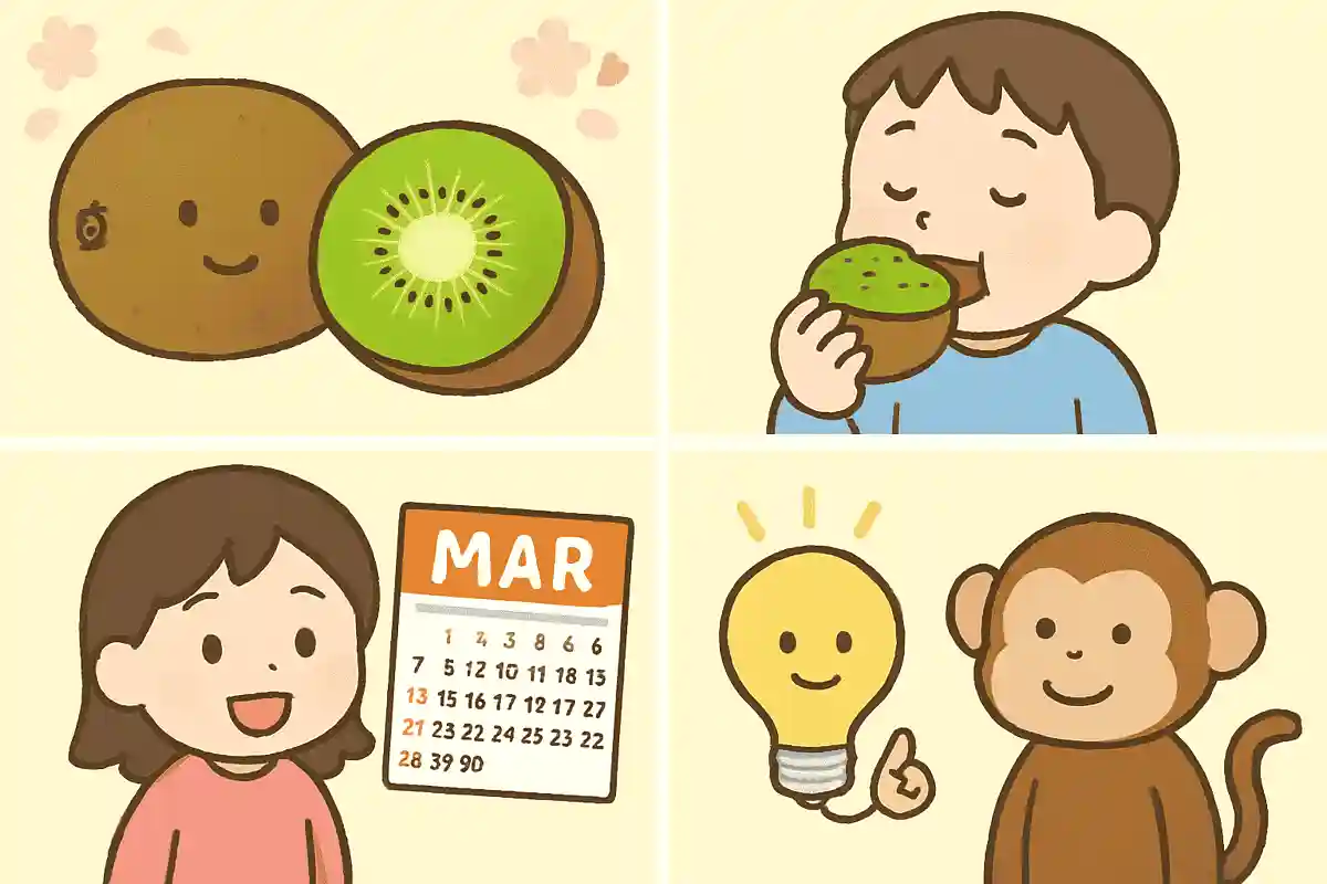 3월이 제철인 과일인 키위. 호주에서는 키위를 껍질째 먹는 것이 당연한 일로 여겨진다NEW!