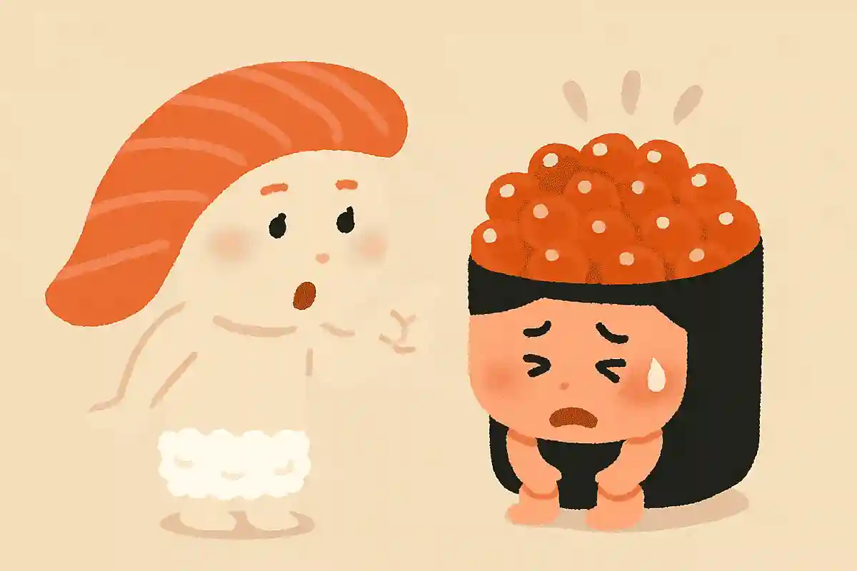 子よ聞いて イクラなんでも 食べ過ぎよNEW!