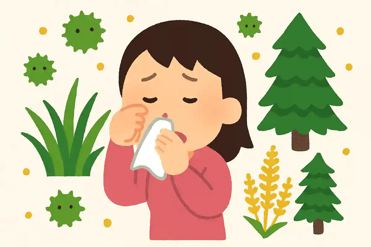 イネ科花粉症、ブタクサ科花粉症、スギ科花粉症の三つは世界三大花粉症と言われているNEW!