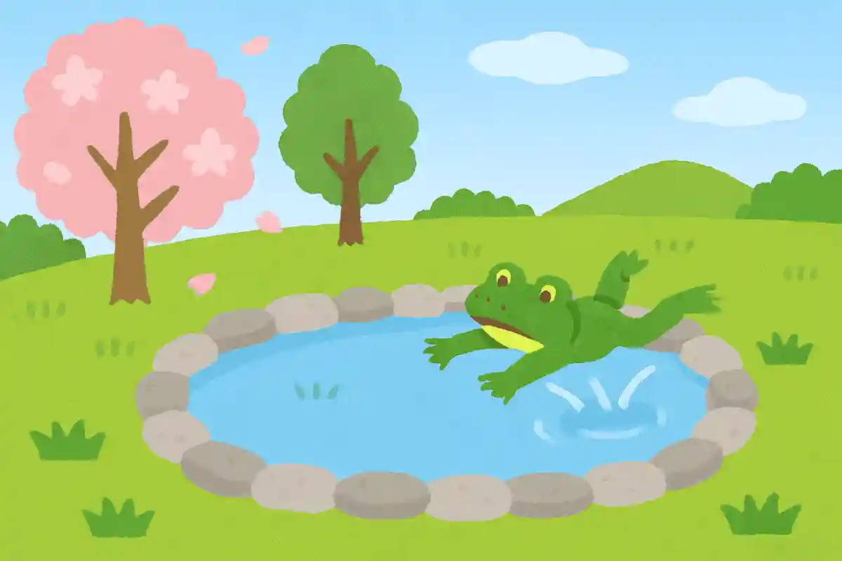 ふるいけや かわずとびこむ 水のおとNEW!松尾芭蕉