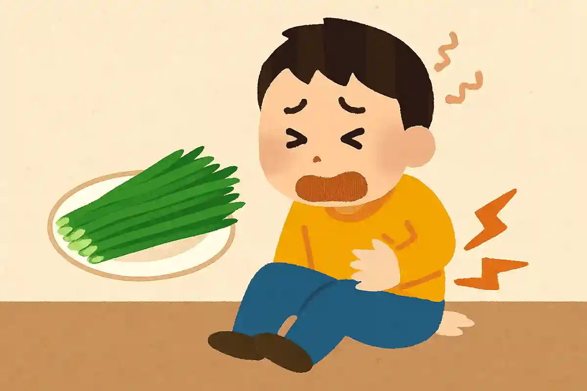 부추를 너무 많이 먹으면 배가 아파진다NEW!