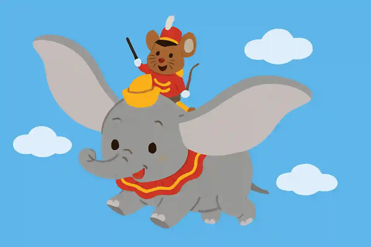 Wer steht im Mittelpunkt von Dumbo, dem fliegenden Elefanten?NEW!