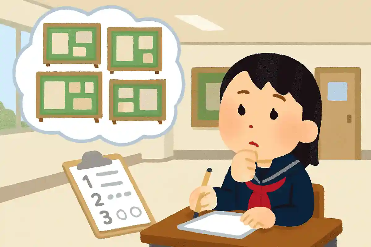 How many bulletin boards are there in the school?