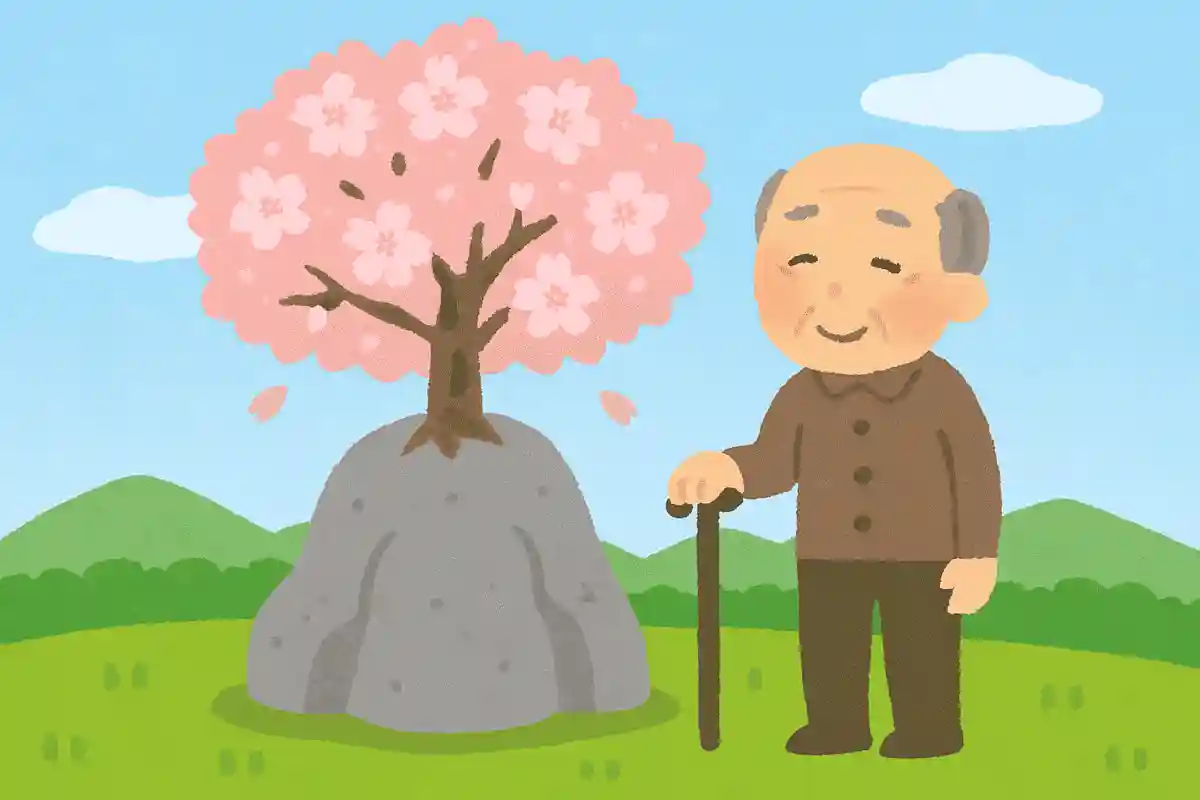 岩手県の観光名所である、大きな岩の中から生えている桜を何と呼ぶでしょうか？NEW!